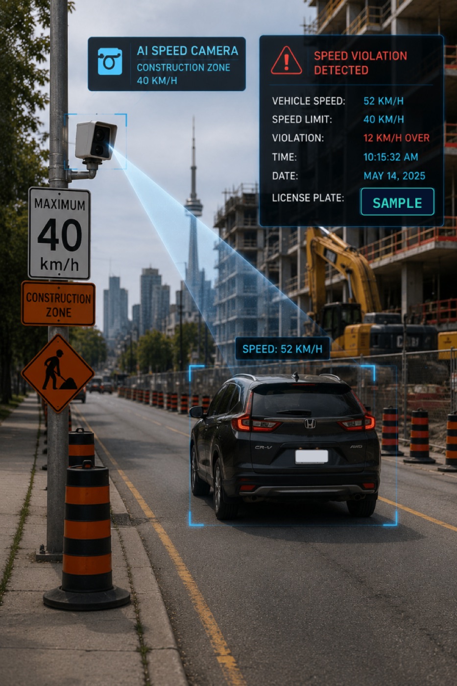 Arterial work zone